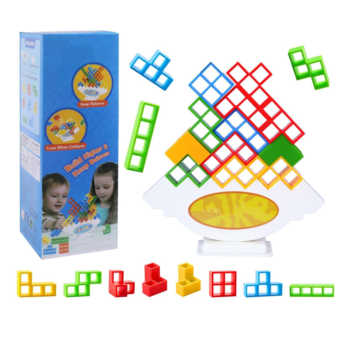 Juego Bloques Balanceo Tetra Tower Tetri